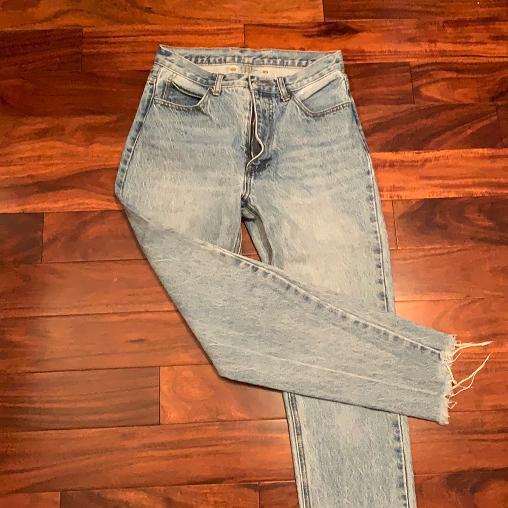 Brandy Melville light wash high waist Jean